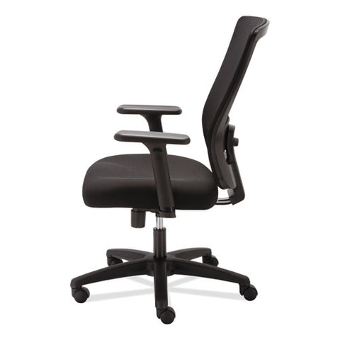 Alera Envy Series Mesh High-back Swivel/tilt Chair, Supports Up To 250 Lb, 16.88" To 21.5" Seat Height, Black