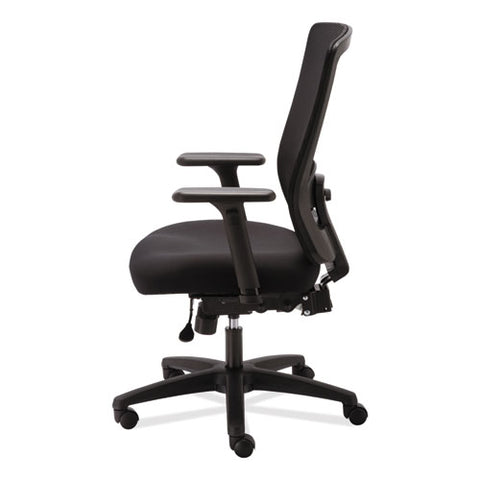 Alera Envy Series Mesh High-back Multifunction Chair, Supports Up To 250 Lb, 16.88" To 21.5" Seat Height, Black