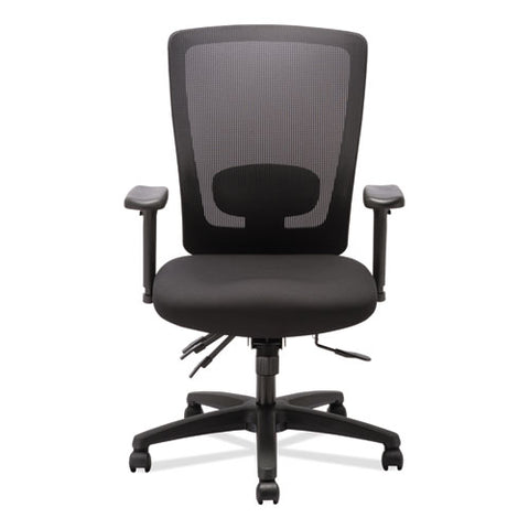 Alera Envy Series Mesh High-back Multifunction Chair, Supports Up To 250 Lb, 16.88" To 21.5" Seat Height, Black