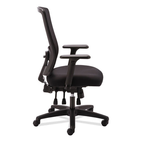 Alera Envy Series Mesh High-back Multifunction Chair, Supports Up To 250 Lb, 16.88" To 21.5" Seat Height, Black