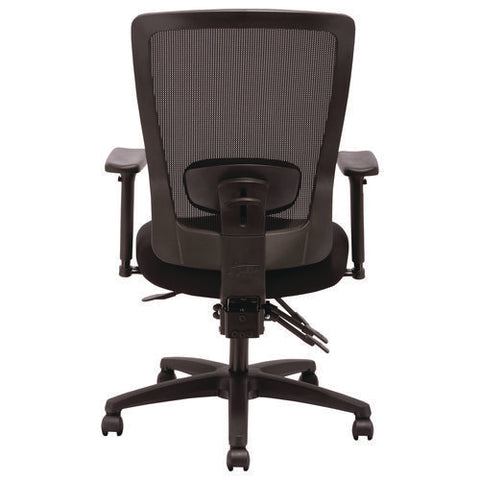 Alera Envy Series Mesh Mid-back Multifunction Chair, Supports Up To 250 Lb, 17" To 21.5" Seat Height, Black