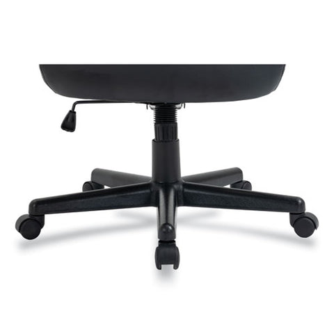 Alera Oxnam Series High-back Task Chair, Supports Up To 275 Lbs, 17.56" To 21.38" Seat Height, Black Seat/back, Black Base