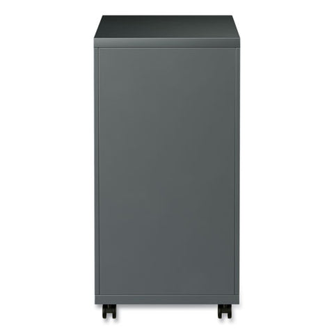 File Pedestal With Full-length Pull, Left Or Right, 3-drawers: Box/box/file, Legal/letter, Charcoal, 14.96" X 19.29" X 27.75"