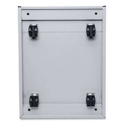 File Pedestal With Full-length Pull, Left/right, 3-drawers: Box/box/file, Legal/letter, Light Gray, 14.96" X 19.29" X 27.75"