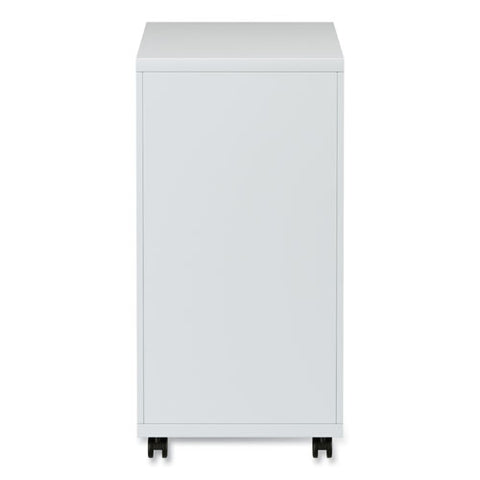 File Pedestal With Full-length Pull, Left/right, 3-drawers: Box/box/file, Legal/letter, Light Gray, 14.96" X 19.29" X 27.75"