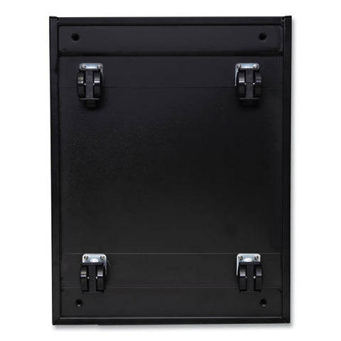 File Pedestal With Full-length Pull, Left Or Right, 2-drawers: Box/file, Legal/letter, Black, 14.96" X 19.29" X 21.65"