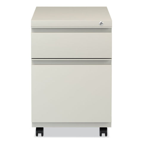 File Pedestal With Full-length Pull, Left Or Right, 2-drawers: Box/file, Legal/letter, Putty, 14.96" X 19.29" X 21.65"