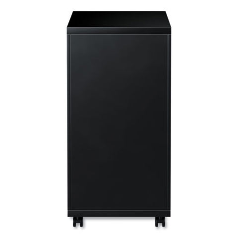 File Pedestal With Full-length Pull, Left Or Right, 2 Legal/letter-size File Drawers, Black, 14.96" X 19.29" X 27.75"