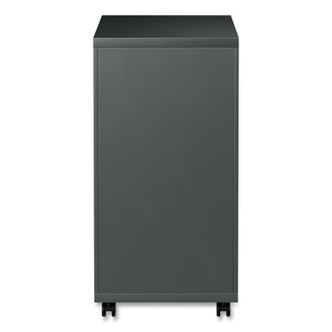 File Pedestal With Full-length Pull, Left Or Right, 2 Legal/letter-size File Drawers, Charcoal, 14.96" X 19.29" X 27.75"