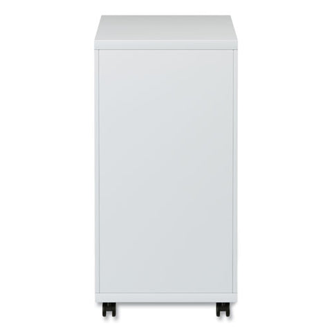 File Pedestal With Full-length Pull, Left Or Right, 2 Legal/letter-size File Drawers, Light Gray, 14.96" X 19.29" X 27.75"