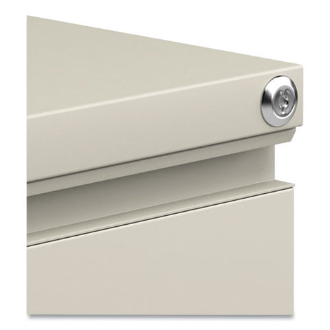 File Pedestal With Full-length Pull, Left Or Right, 2 Legal/letter-size File Drawers, Putty, 14.96" X 19.29" X 27.75"