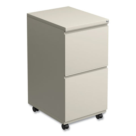 File Pedestal With Full-length Pull, Left Or Right, 2 Legal/letter-size File Drawers, Putty, 14.96" X 19.29" X 27.75"