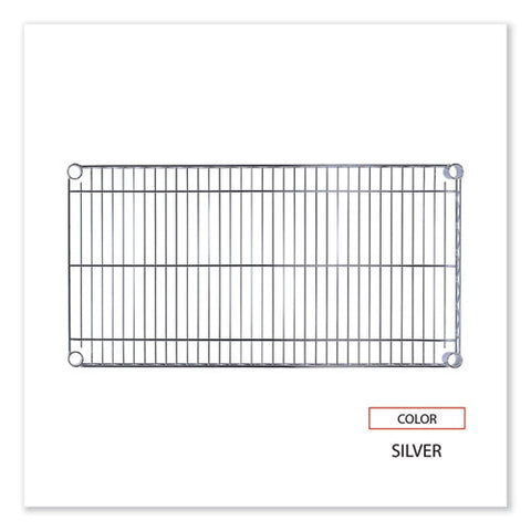 Industrial Wire Shelving Extra Wire Shelves, 36w X 18d, Silver, 2 Shelves/carton