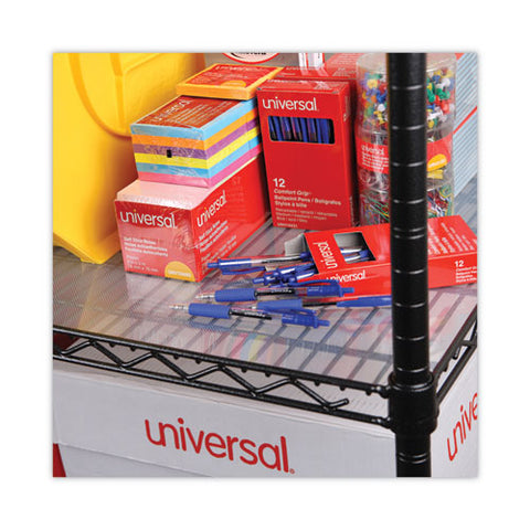 Shelf Liners For Wire Shelving, Clear Plastic, 36w X 18d, 4/pack