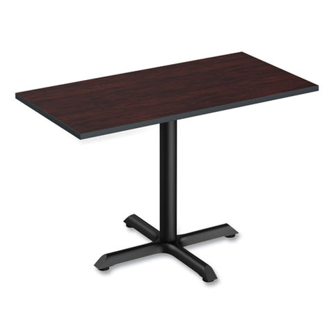 Reversible Laminate Table Top, Rectangular, 47.63 X 23.63, Medium Cherry/mahogany