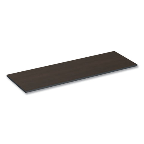 Reversible Laminate Table Top, Rectangular, 71.5w X 23.63d, Espresso/walnut