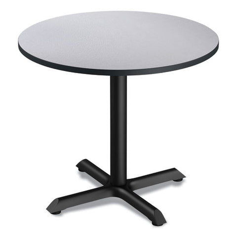 Reversible Laminate Table Top, Round, 35.5" Diameter, White/gray