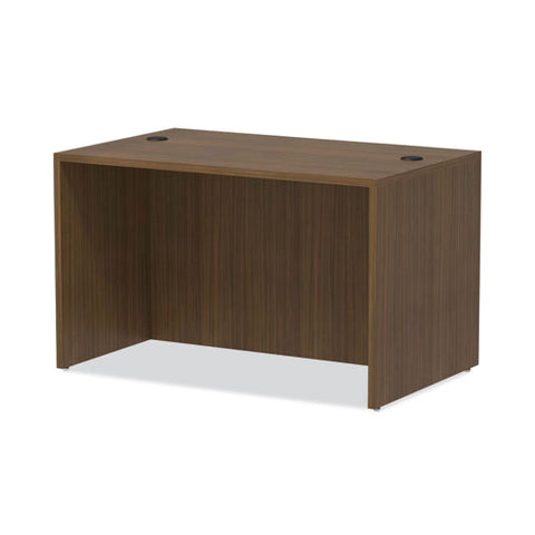 Alera Valencia Series Straight Front Desk Shell, 47.25" X 29.5" X 29.63", Modern Walnut