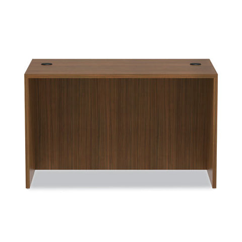 Alera Valencia Series Straight Front Desk Shell, 47.25" X 29.5" X 29.63", Modern Walnut