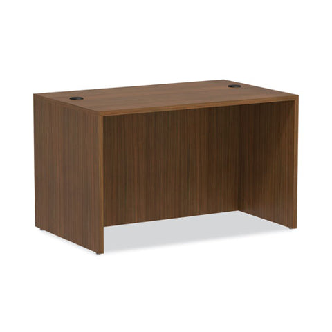 Alera Valencia Series Straight Front Desk Shell, 47.25" X 29.5" X 29.63", Modern Walnut