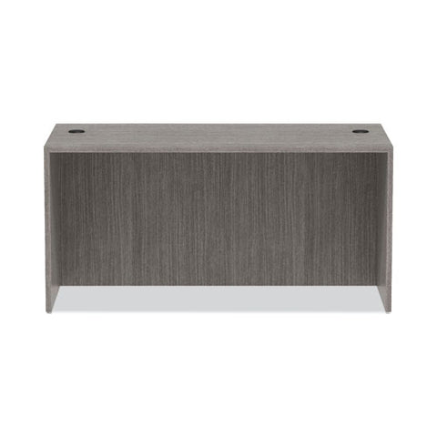 Alera Valencia Series Straight Front Desk Shell, 59.13" X 29.5" X 29.63", Gray