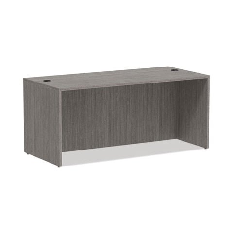 Alera Valencia Series Straight Front Desk Shell, 65" X 29.5" X 29.63", Gray