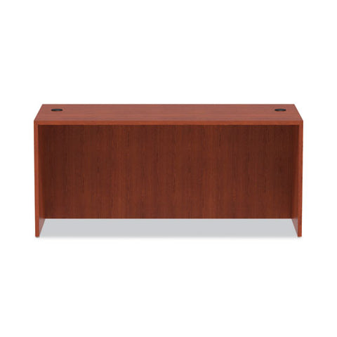 Alera Valencia Series Straight Front Desk Shell, 65" X 29.5" X 29.63", Medium Cherry