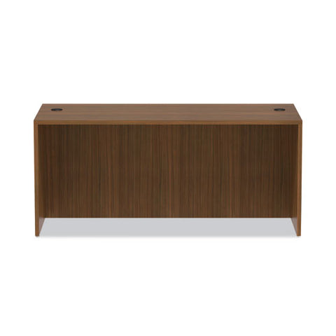 Alera Valencia Series Straight Front Desk Shell, 65" X 29.5" X 29.63", Modern Walnut