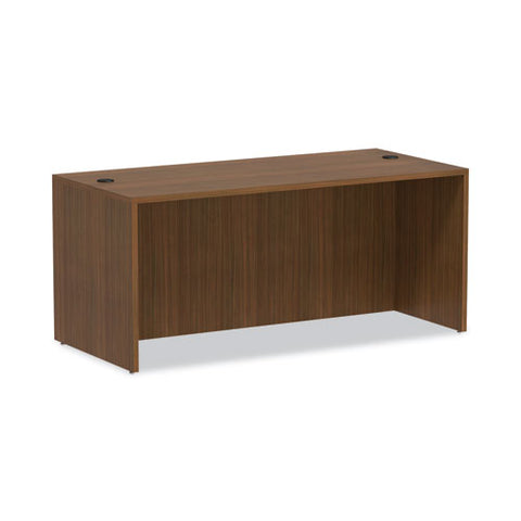 Alera Valencia Series Straight Front Desk Shell, 65" X 29.5" X 29.63", Modern Walnut