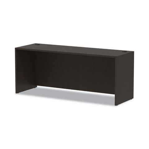 Alera Valencia Series Credenza Shell, 70.88w X 23.63d X 29.5h, Espresso