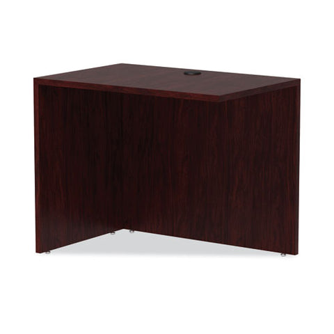 Alera Valencia Series Reversible Return/bridge Shell, 35w X 23.63d X 29.5h, Mahogany