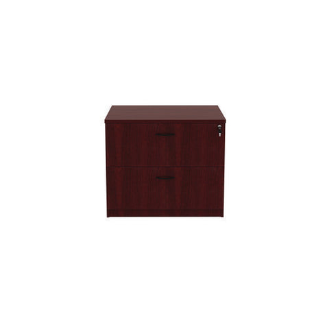 Alera Valencia Series Lateral File, 2 Legal/letter-size File Drawers, Mahogany, 34" X 22.75" X 29.5"