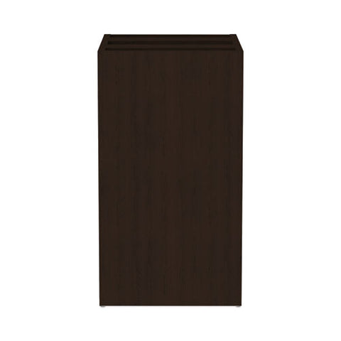 Alera Valencia Series Full Pedestal File, Left/right, 3-drawers: Box/box/file, Legal/letter, Espresso, 15.63" X 20.5" X 28.5"