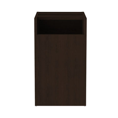 Alera Valencia Series Full Pedestal File, Left Or Right, 2 Legal/letter-size File Drawers, Espresso, 15.63" X 20.5" X 28.5"