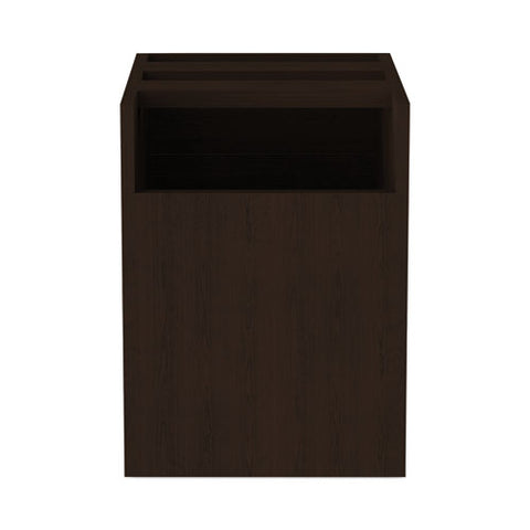 Alera Valencia Series Hanging Pedestal File, Left/right, 2-drawers: Box/file, Legal/letter, Espresso, 15.63" X 20.5" X 19.25"