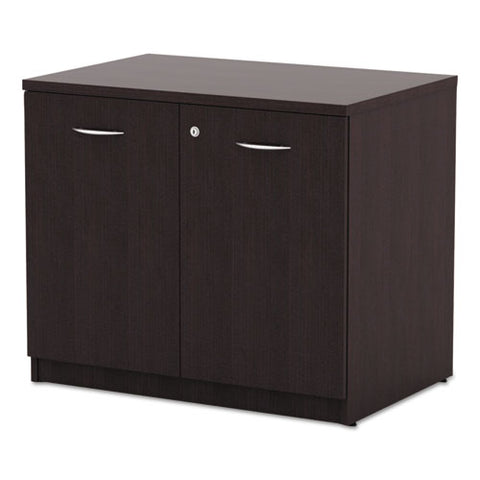 Alera Valencia Series Storage Cabinet, 34.13w X 22.78d X 29.5h, Espresso