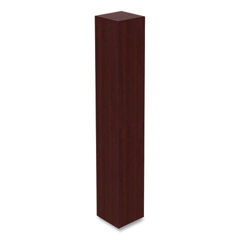 Alera Valencia Series Narrow Profile Bookcase, Six-shelf, 11.81w X 11.81d X 71.73h, Mahogany