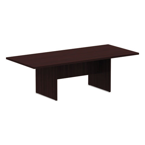 Alera Valencia Series Conference Table, Rectangular, 94.5w X 41.38d X 29.5h, Mahogany