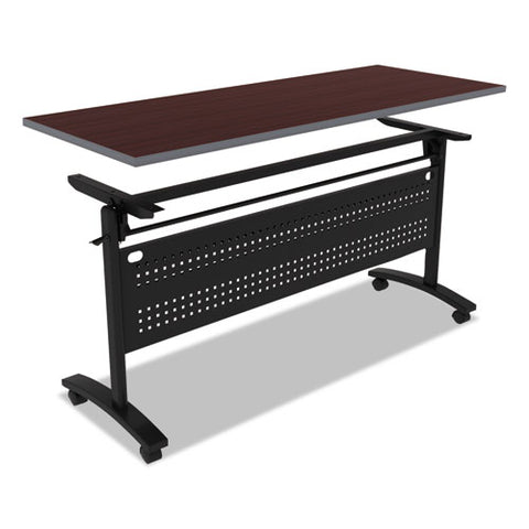 Alera Valencia Flip Training Table Base, Modesty Panel, 57.88w X 19.75d X 28.5h, Black