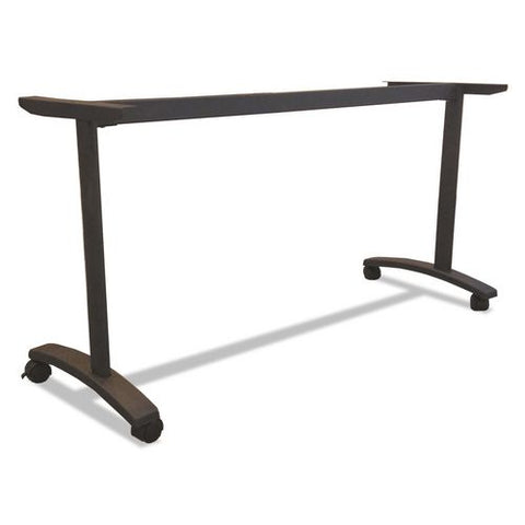 Alera Valencia Series Training Table T-leg Base, 54w X 19.75d X 28.5h, Black