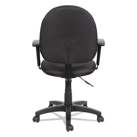 Alera Essentia Series Swivel Task Chair With Adjustable Arms, Supports Up To 275 Lb, 17.71" To 22.44" Seat Height, Black