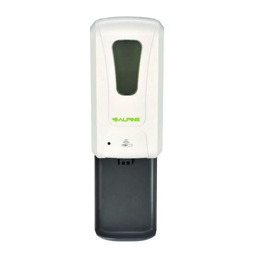 Wall Mount Automatic Gel Hand Sanitizer/soap Dispenser With Drip Tray, 40 Oz, 4.48 X 6 X 18.1, White