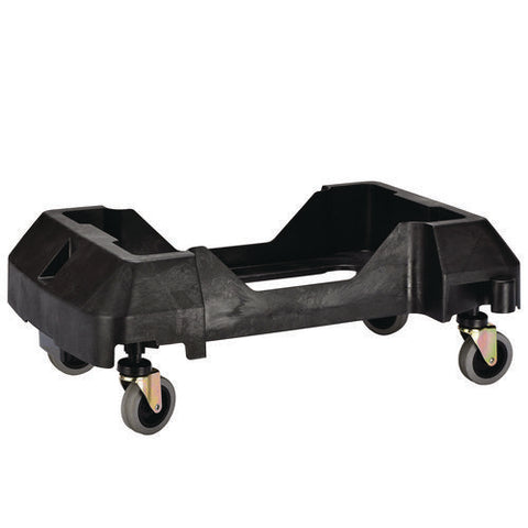 Rectangular Trash Can Dolly, 200 Lb Capacity, 8.2 X 24.4 X 15.7, Black