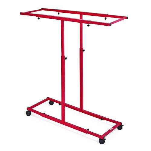 Blueprint Storage Cabinet Steel Vertical Plan Center, Assorted Document Sizes, 15" X 27" To 47.25" X 32.5" To 57", Red