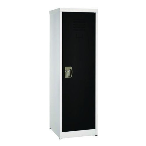 Steel Storage Locker, 1 Compartment, 15 X 15 X 48, Black