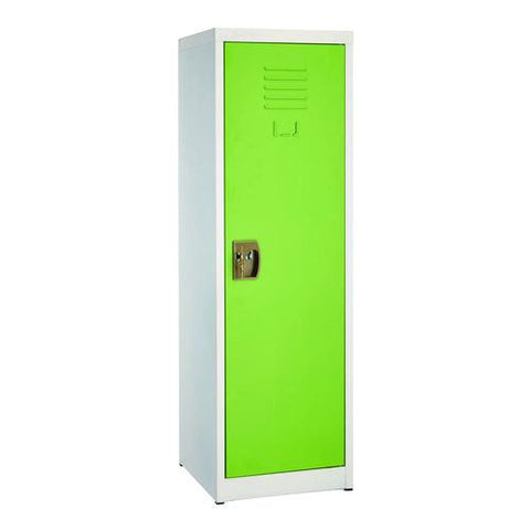 Steel Storage Locker, 1 Compartment, 15 X 15 X 48, Green