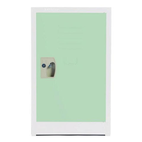 Steel Storage Locker, 1 Compartment, 15 X 15 X 24, Misty Green