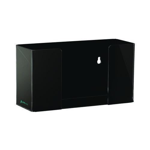 Acrylic Glove Dispenser, Single Box Capacity, 10.2 X 3.5 X 5.3, Black