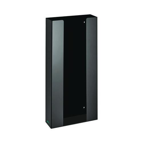 Acrylic Glove Dispenser, Quad Box Capacity, 10.2 X 3.5 X 21.1, Black