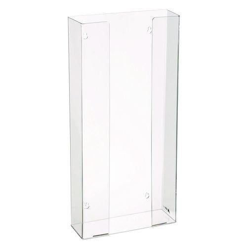 Acrylic Glove Dispenser, Quad Box Capacity, 10.2 X 3.5 X 21.1, Clear